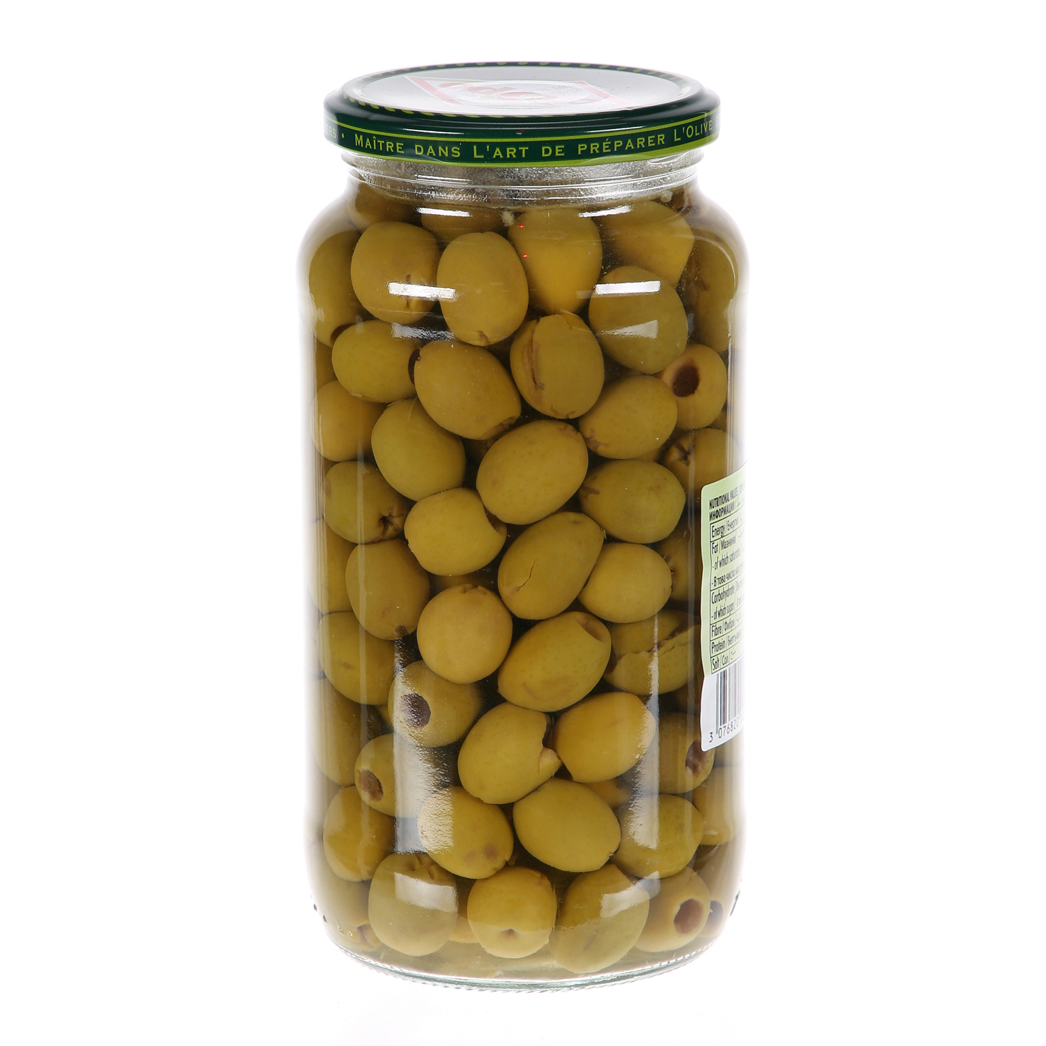 Crespo Pitted Green Olives Jar 440 g