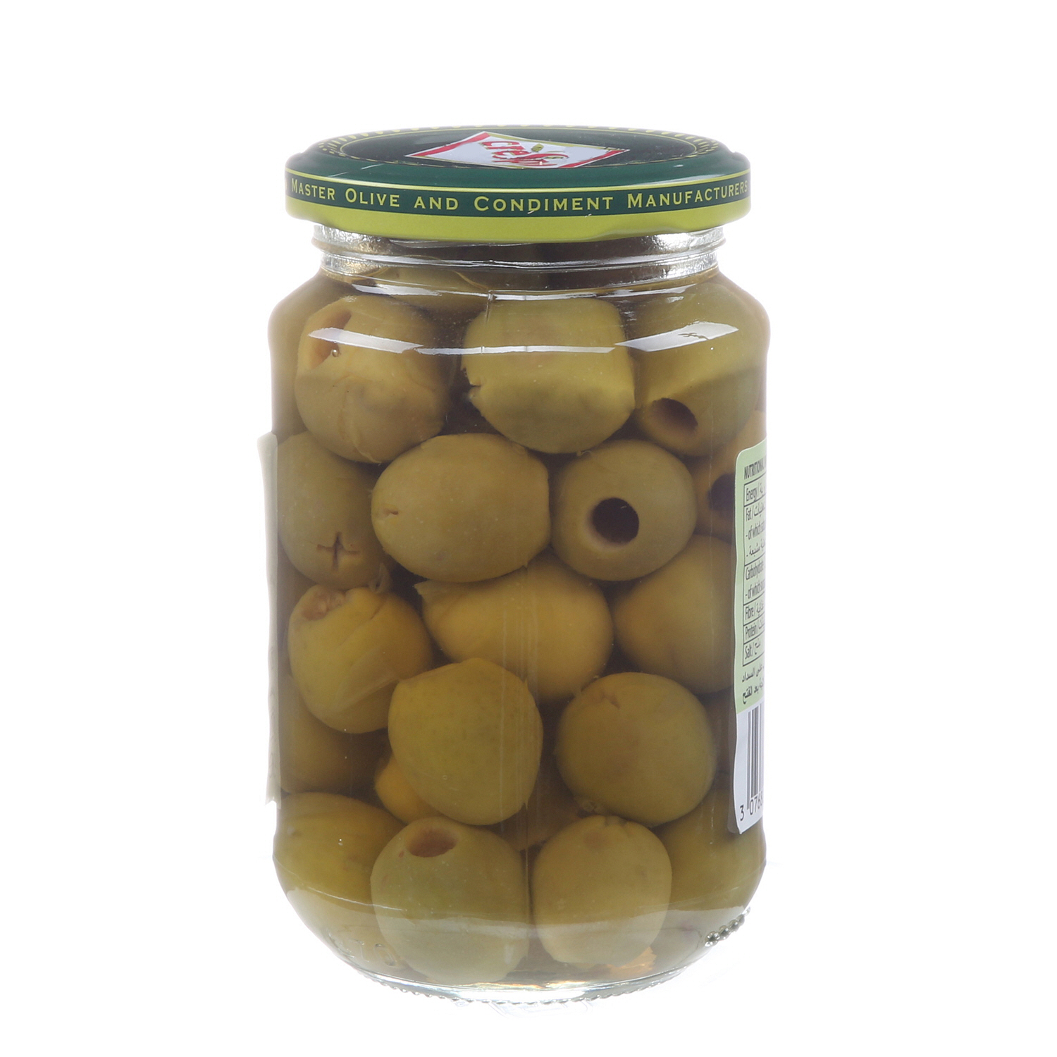 Crespo Pitted Green Olives Jar 160 g