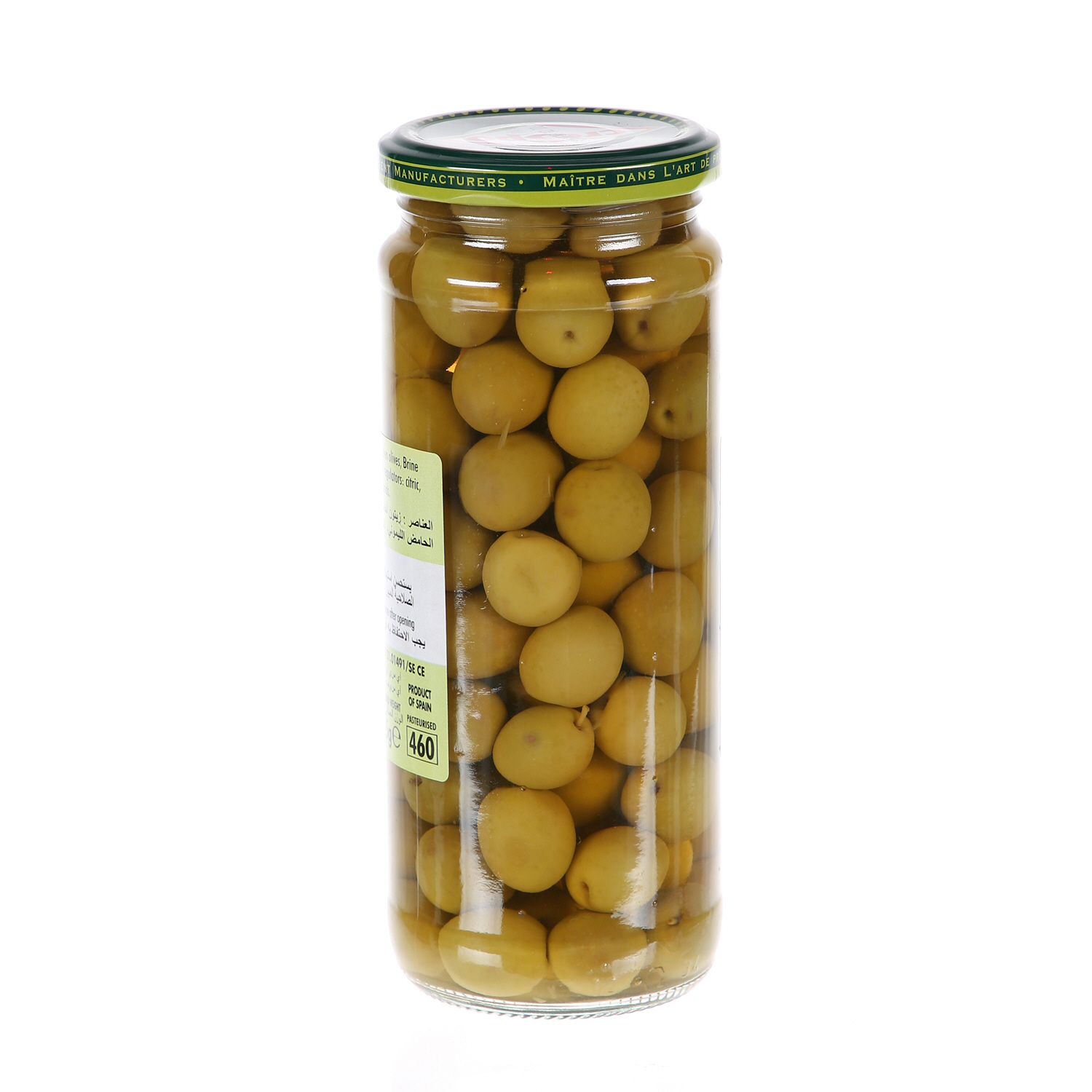 Crespo Whole Green Olives Jar 450 g