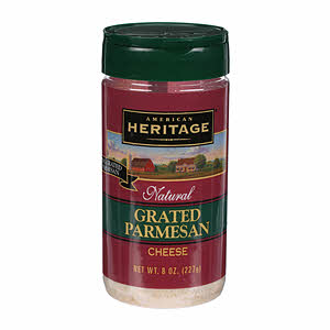 American Heritage Grated Parmesan Cheese 8 Oz