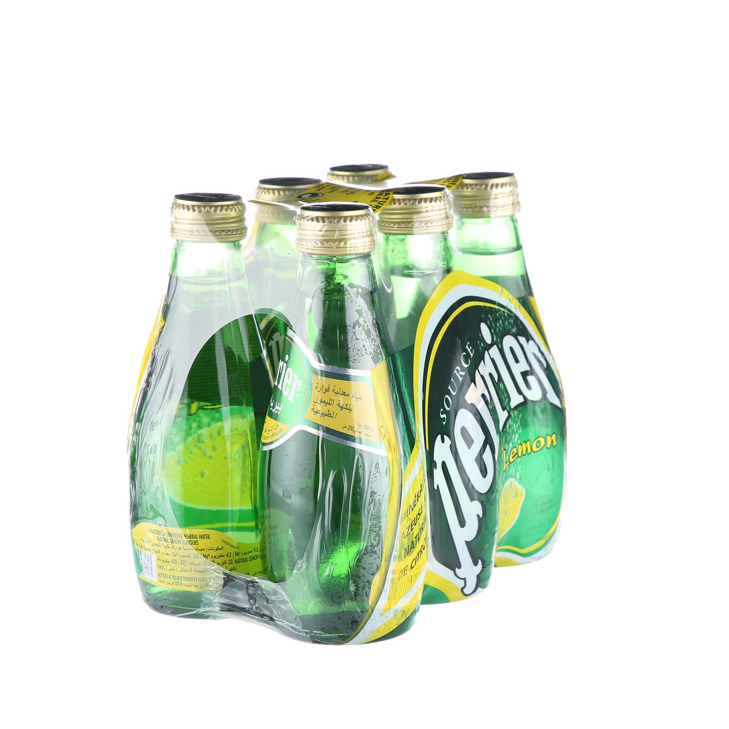 Perrier Water Lemon 200 ml × 6 Pack