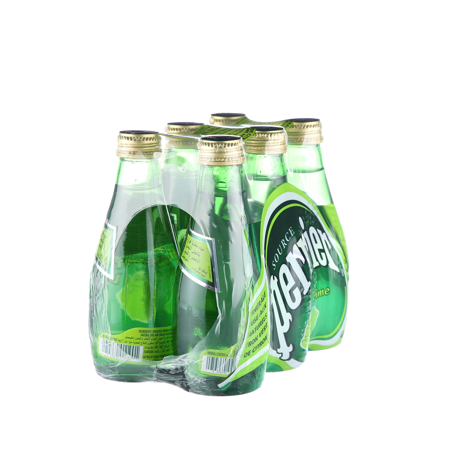 Perrier Water Lime 200 ml × 6 Pack