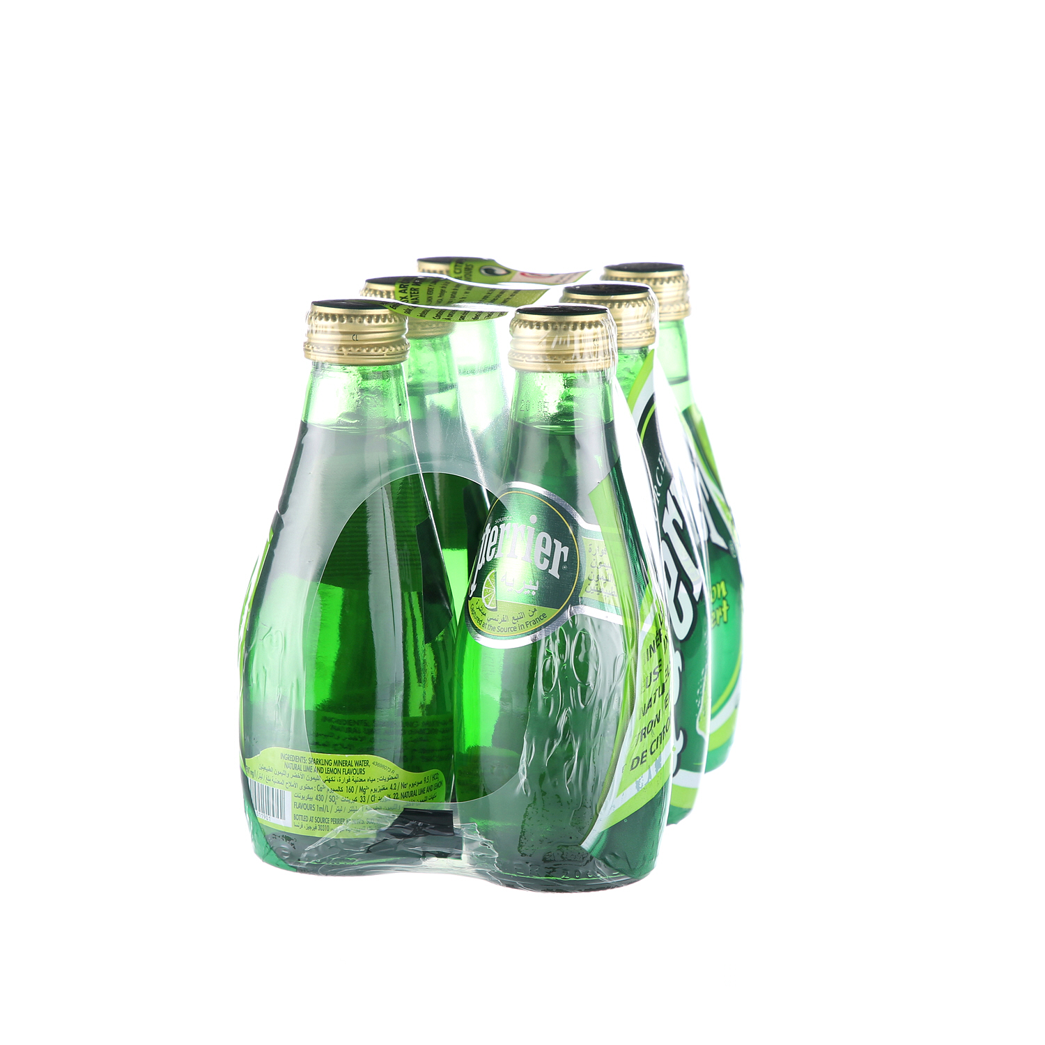 بيريير مياه بنكهة الليمون الأخضر 200 مل × 6 عبوات