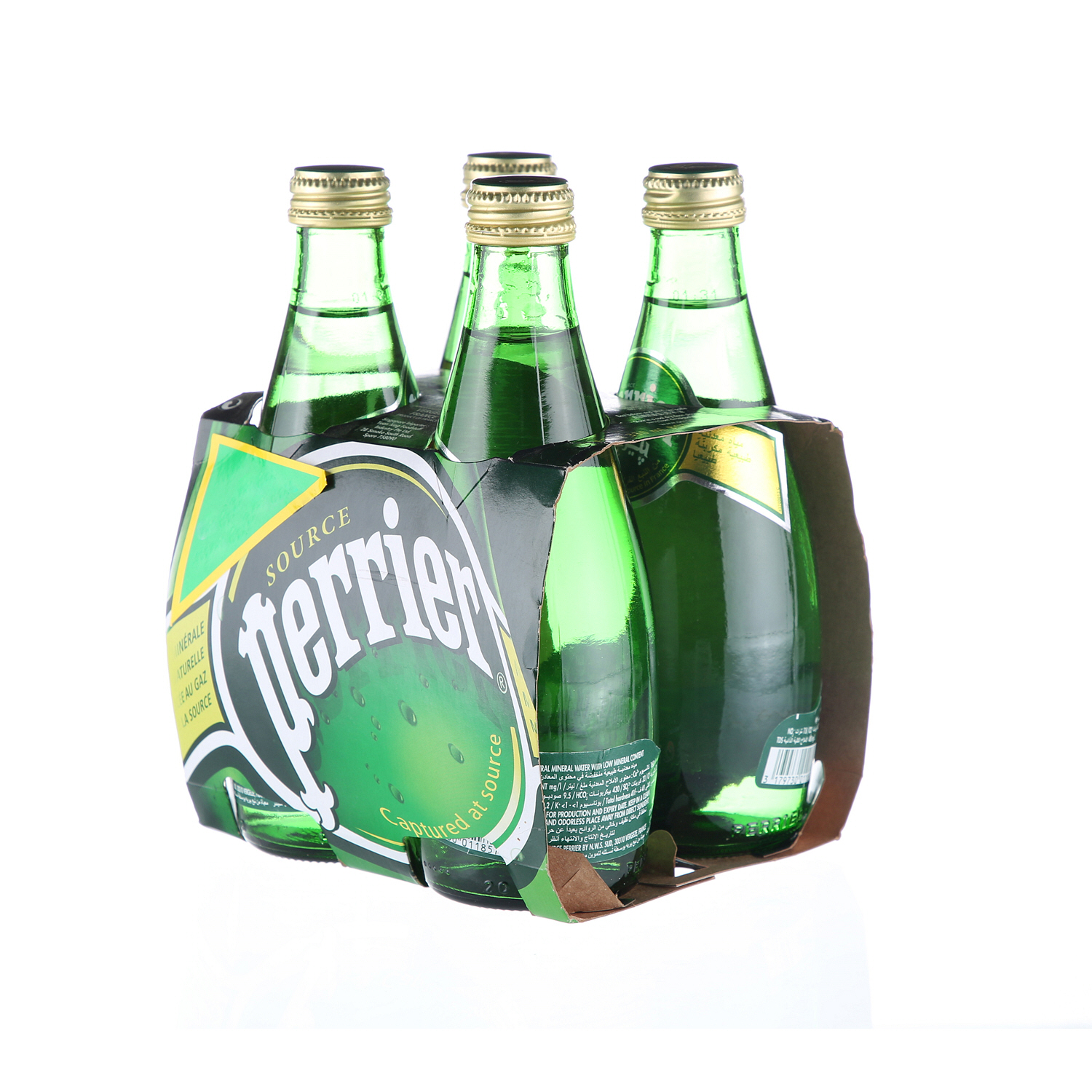 Perrier Water Regular 330 ml × 4 Pack