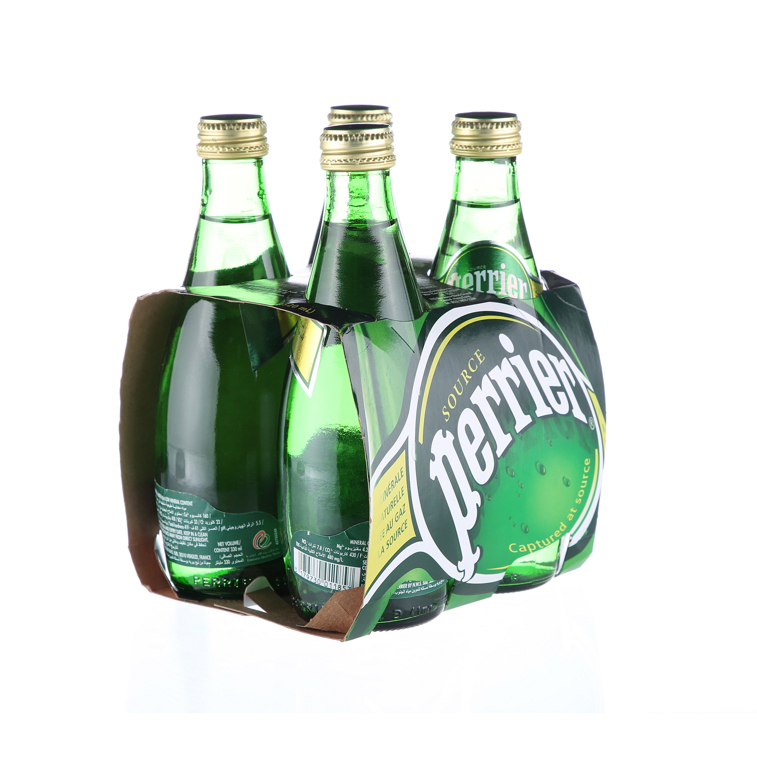 Perrier Water Regular 330 ml × 4 Pack