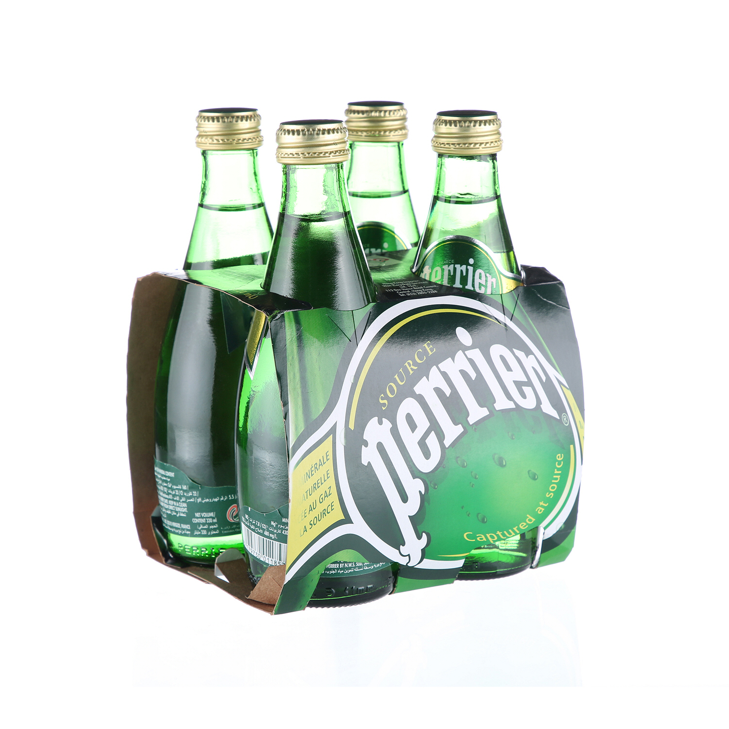 Perrier Water Regular 330 ml × 4 Pack