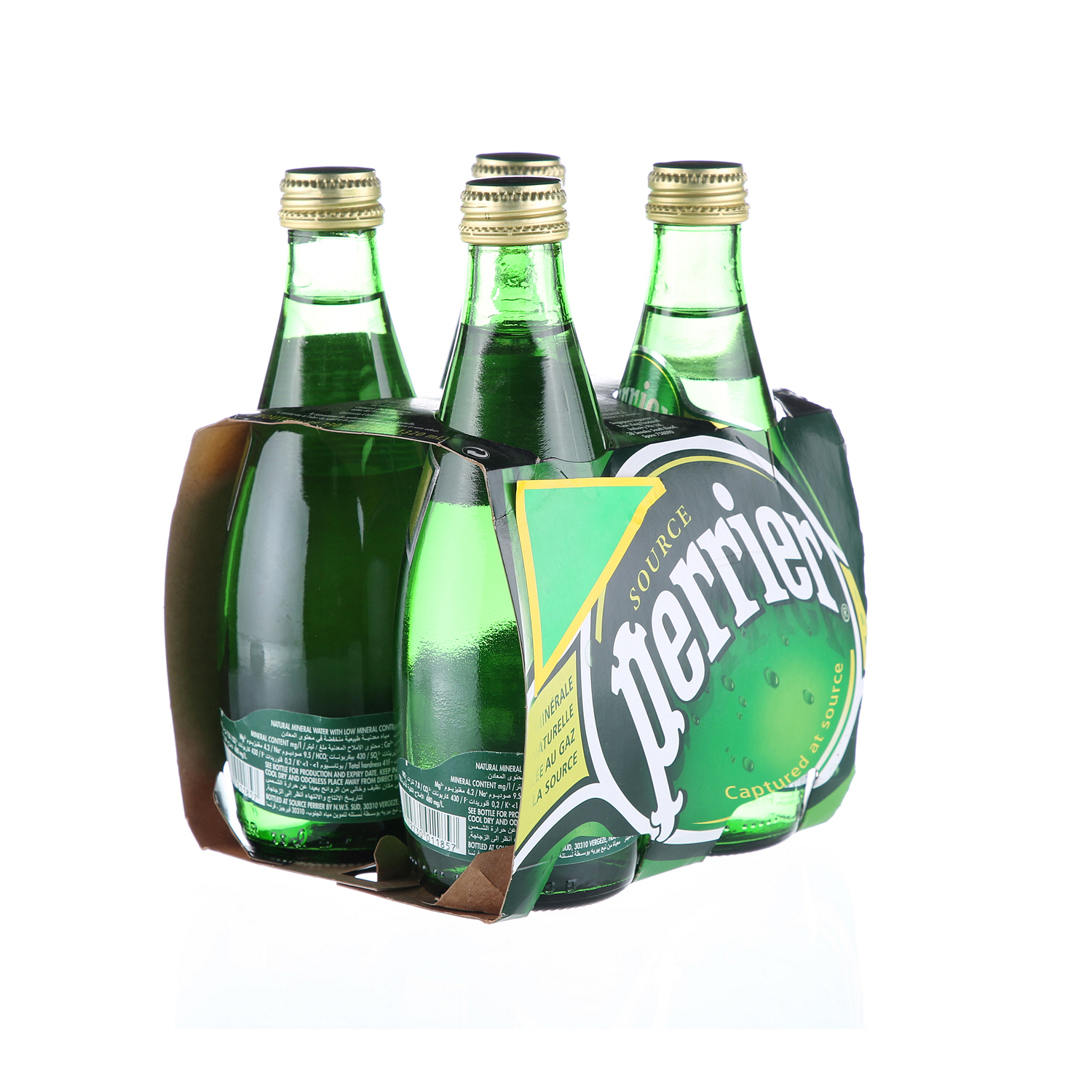 Perrier Water Regular 330 ml × 4 Pack