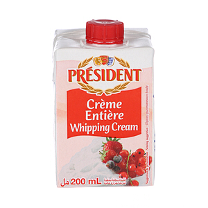 President Whipping Cream 200ml