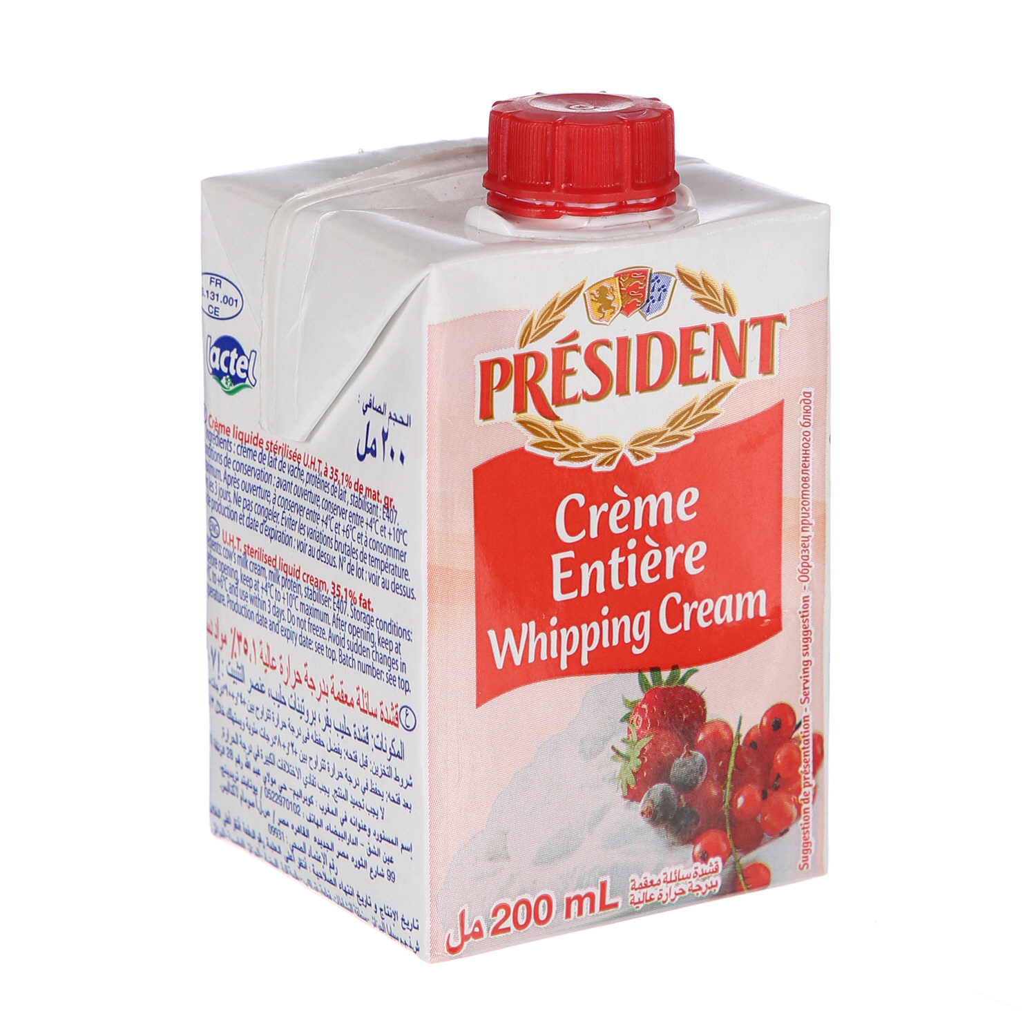 President Whipping Cream 200ml