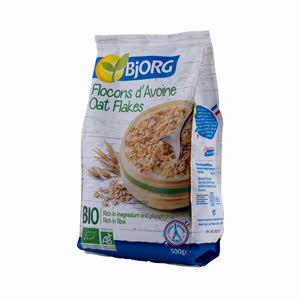 Bjorg Oat Flakes Complets 500gm