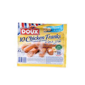 Doux Chicken Franks Cheese 400gm