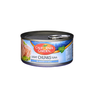 California Garden Light Chunks Tuna In Water & Salt  185gm