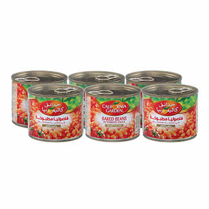 California Garden Baked Beans With Tomato Sauce 220 (5 + 1 Free)