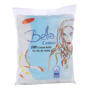 Bella Cotton White Balls 100gm