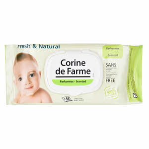 Corine De Farme Baby Wipes Fresh & Natural 56 ml