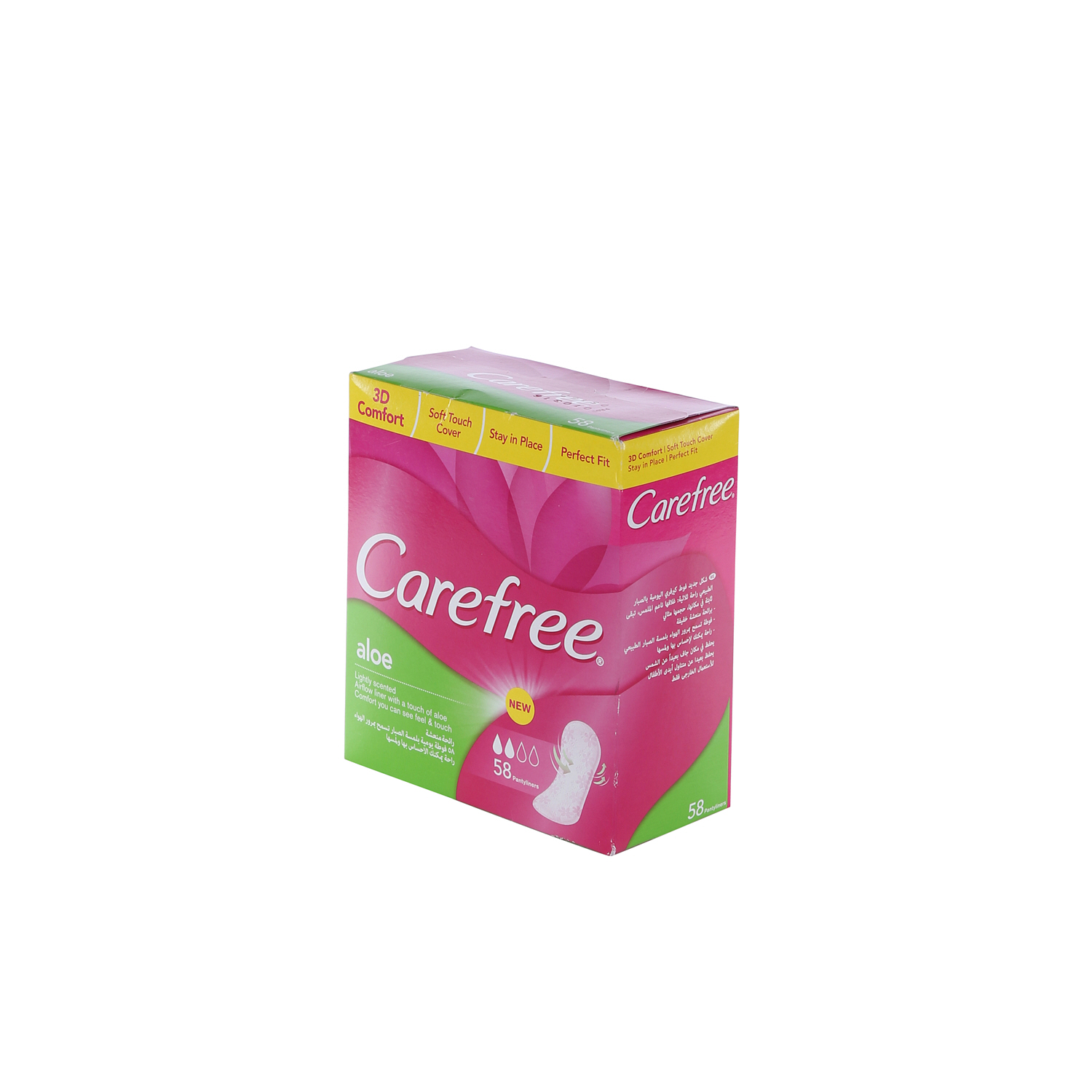 Care Free Aloe 58 Pack