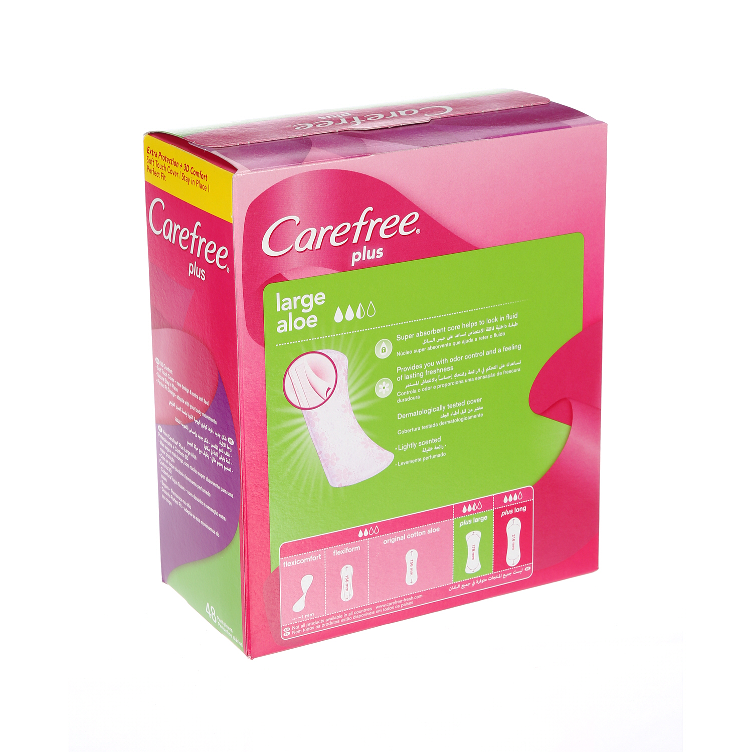 Care Free Large Aloe 48 Pack