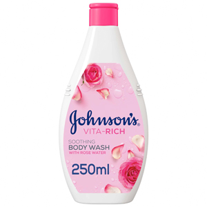 Johnson & Johnson Body Wash Rosewater 250ml