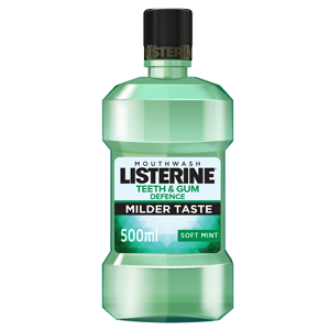 Listerine Teeth & Gum Defence Zero Mouthwash 500ml