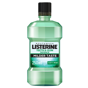 Listerine Total Care Gum Protect 6 Benefit Fluoride Daily Mouthwash Mildertaste Fresh Mint 250 ml