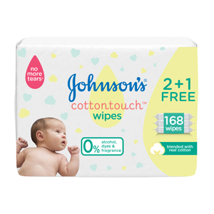 Johnson's Wipes CottonTouch Extra Sensitive 168pcs