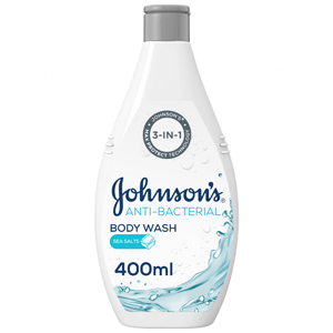 جونسون سائل استحمام مضاد للبكتيريا بملح البحر 400 مل