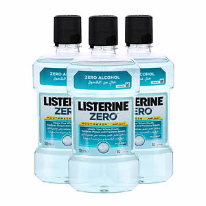 Listerine Mw Zero 500Ml (2+1 Free)