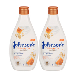 Johnson&Johnson Body Lotion Honey Oats&Yogert2 x 400Ml