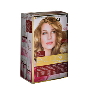 L'Oreal Excellence Hair Color Cream Light Blonde 8