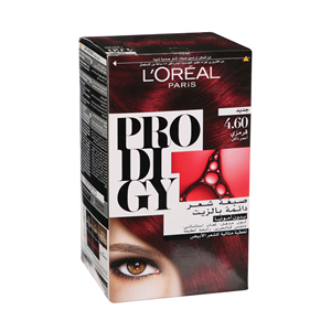 L'Oreal Prodigy Permenant Oil Hair Color Carmin Dark Red  4.6