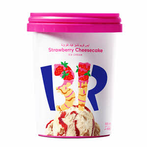 Baskin Robbins Ice Cream Strawberry Cheese Cake 500 ml
