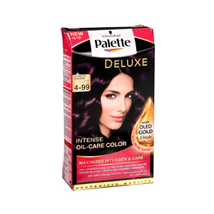 باليت ديلوكس صبغة شعر بعناية الزيت باللون الباذنجان الجذاب رقم 99-4
