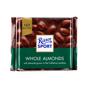 Ritter Sport Chocolate Whole Almond 100gm