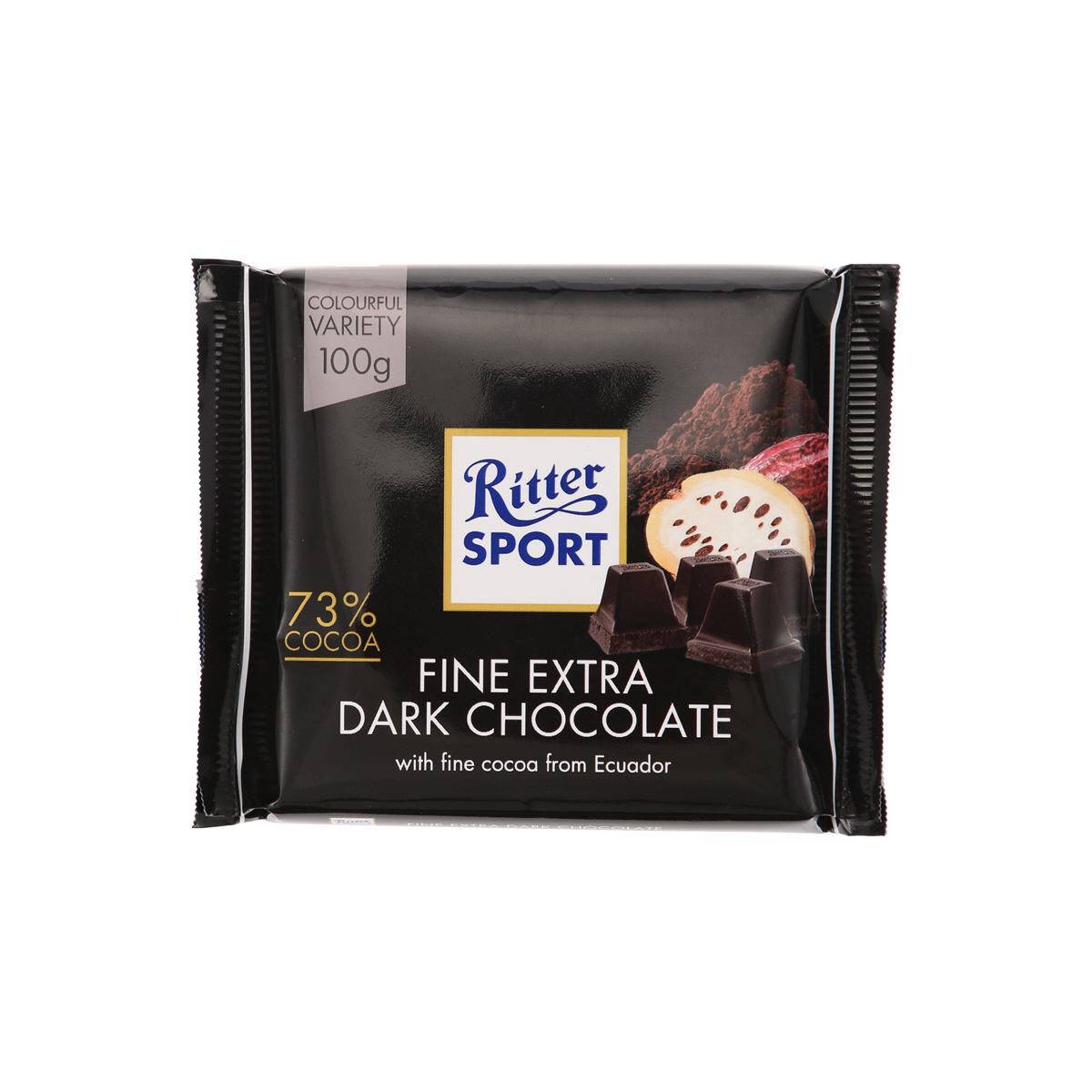 Ritter Sport Fine Extra Dark Chocolate 100gm Sharjah Co operative Society ritter-sport-fine-extra-dark-chocolate-100gm-sharjah-co-operative-society