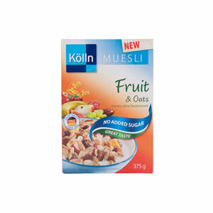 Kolln Muesli Fruit & Oats 375 g