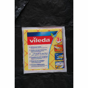 Vileda All Purpose Cleaning Cloth Yellow 3 Pieces
