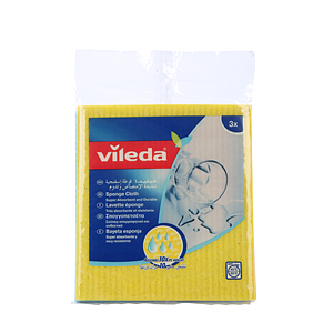 Vileda Sponge Cloth Yellow 3 Pieces