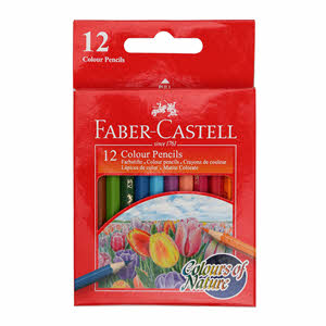 Faber-Castell Red Color Pencil 12PCS