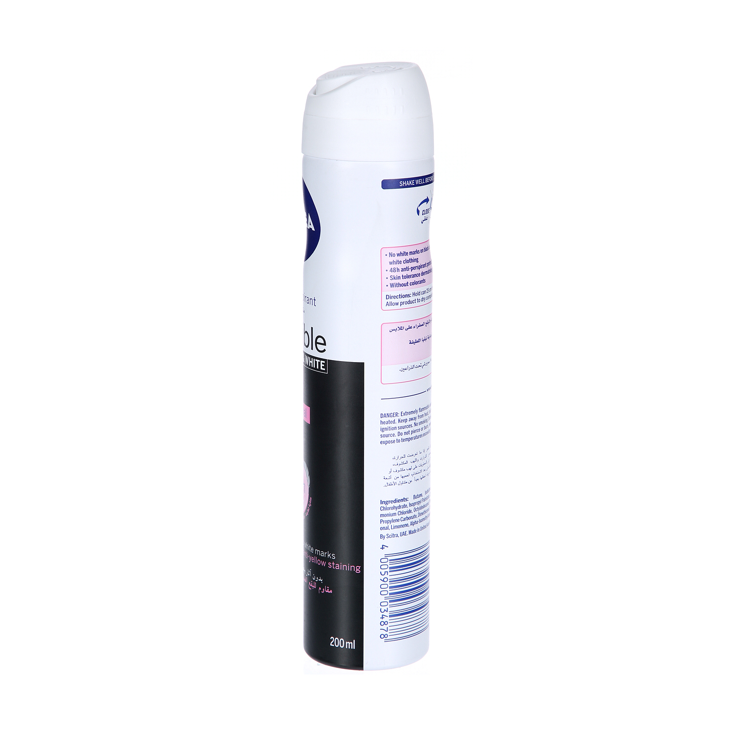 Nivea Deo Spray White & Black Women 200 ml