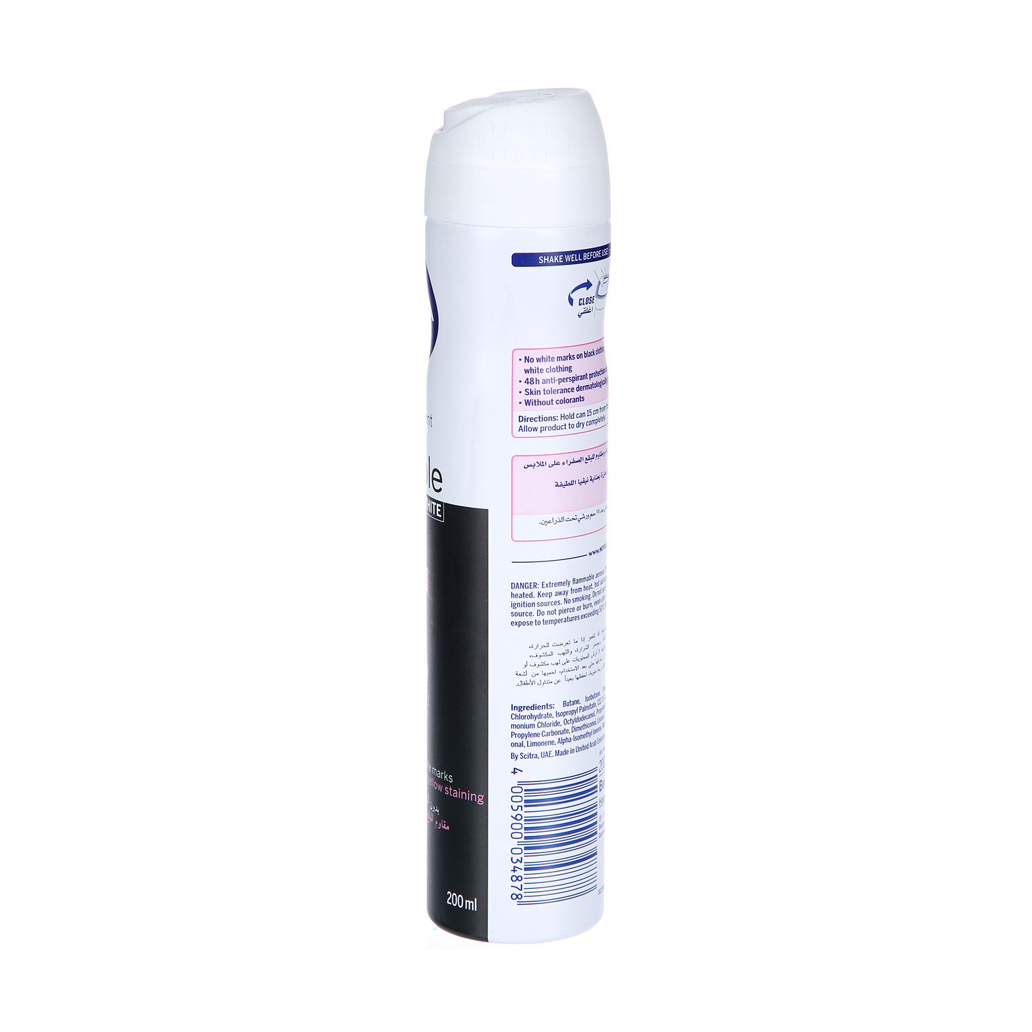 Nivea Deo Spray White & Black Women 200 ml