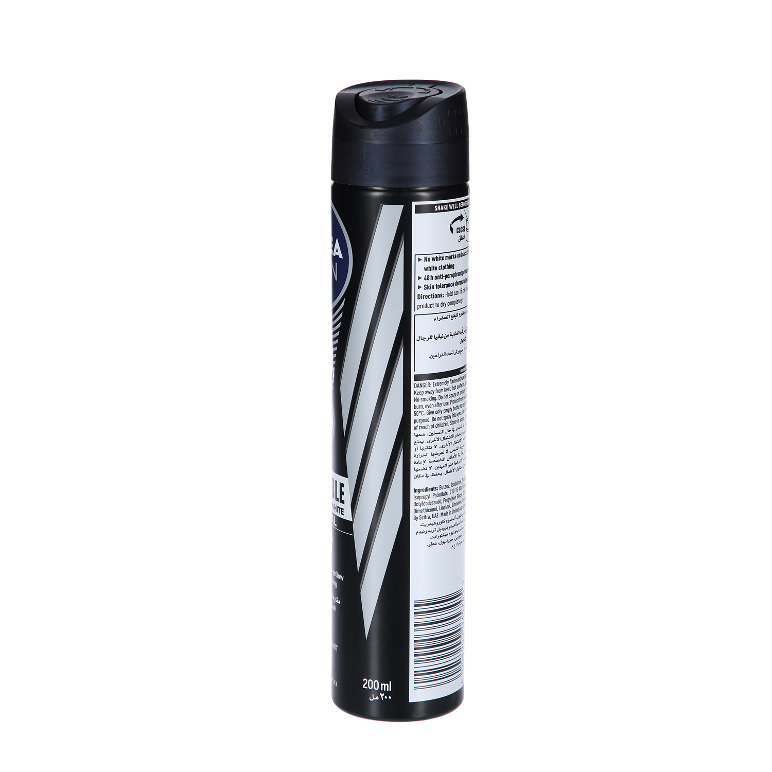 Nivea Deo Spray White & Black Men 200 ml