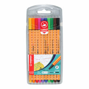ستابيلو أقلام فاين بوينت88 10قلم