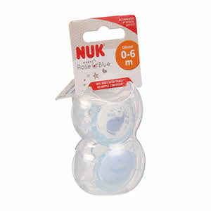 Nuk Soother Silicone 2.1 Ine S1 Blue Plus 2S