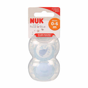 Nuk Soother Silicone 2.1 Ine S1 Blue Plus 2S