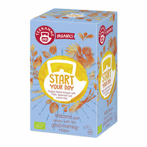 Teekanne Organic Start Your Day Tea 1.8gm × 20 Tea Bags