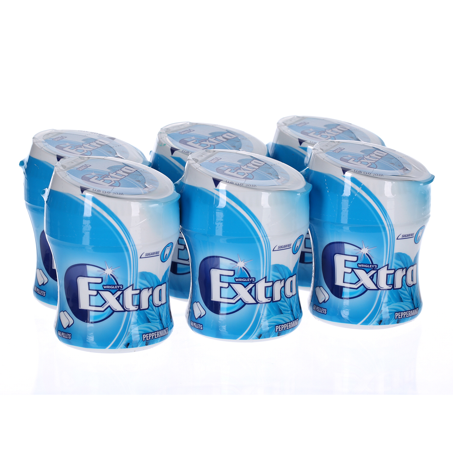 Wrigley's Extra Biggie Peppermint Chewing Gum 84gm × 6'S