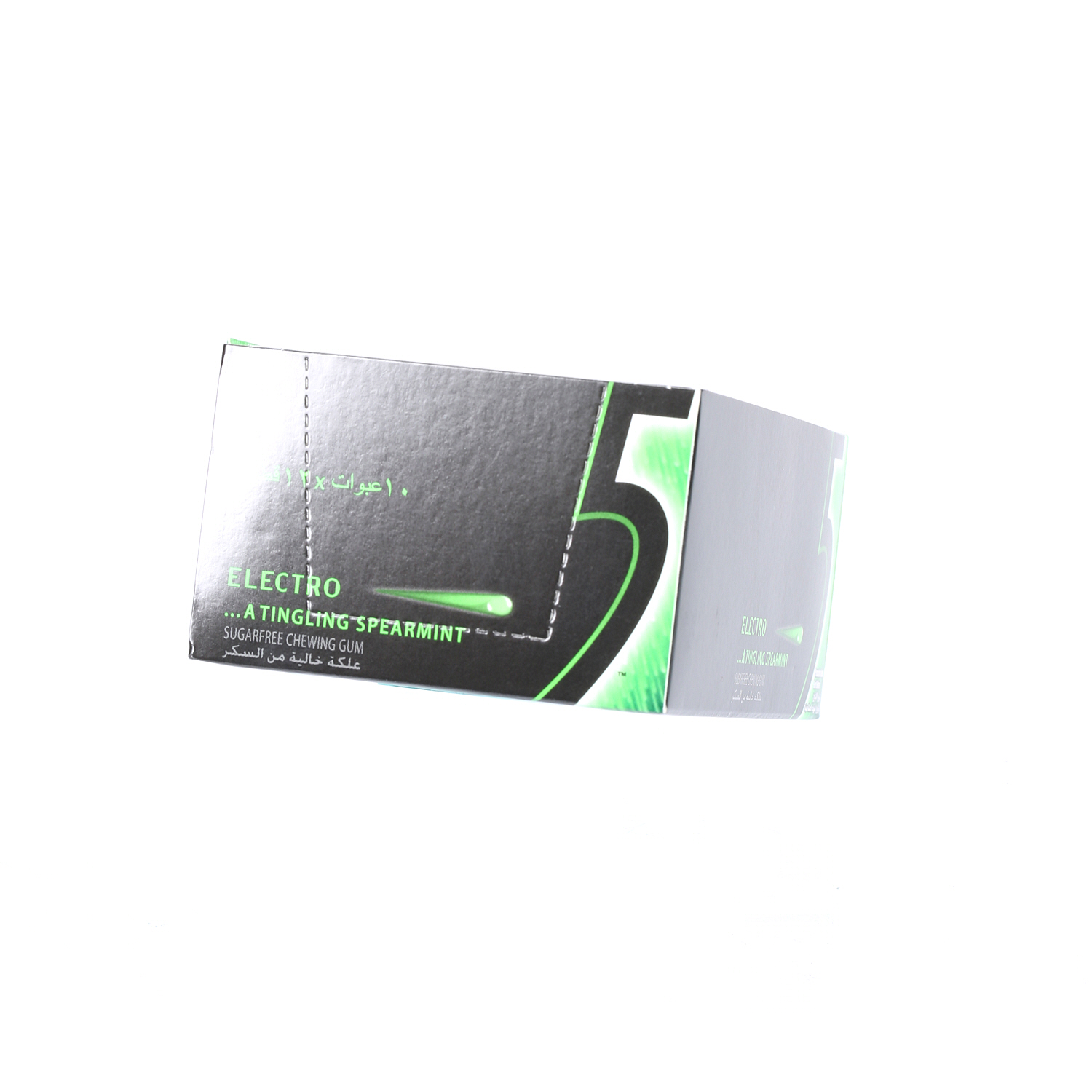 Wrigley's 5 Electro Spearmint Chewing Gum 31.2gm × 10'S