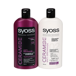 Syoss Anti-Breakage Shampoo 500Ml + Anti-Breakage Conditioner 500Ml