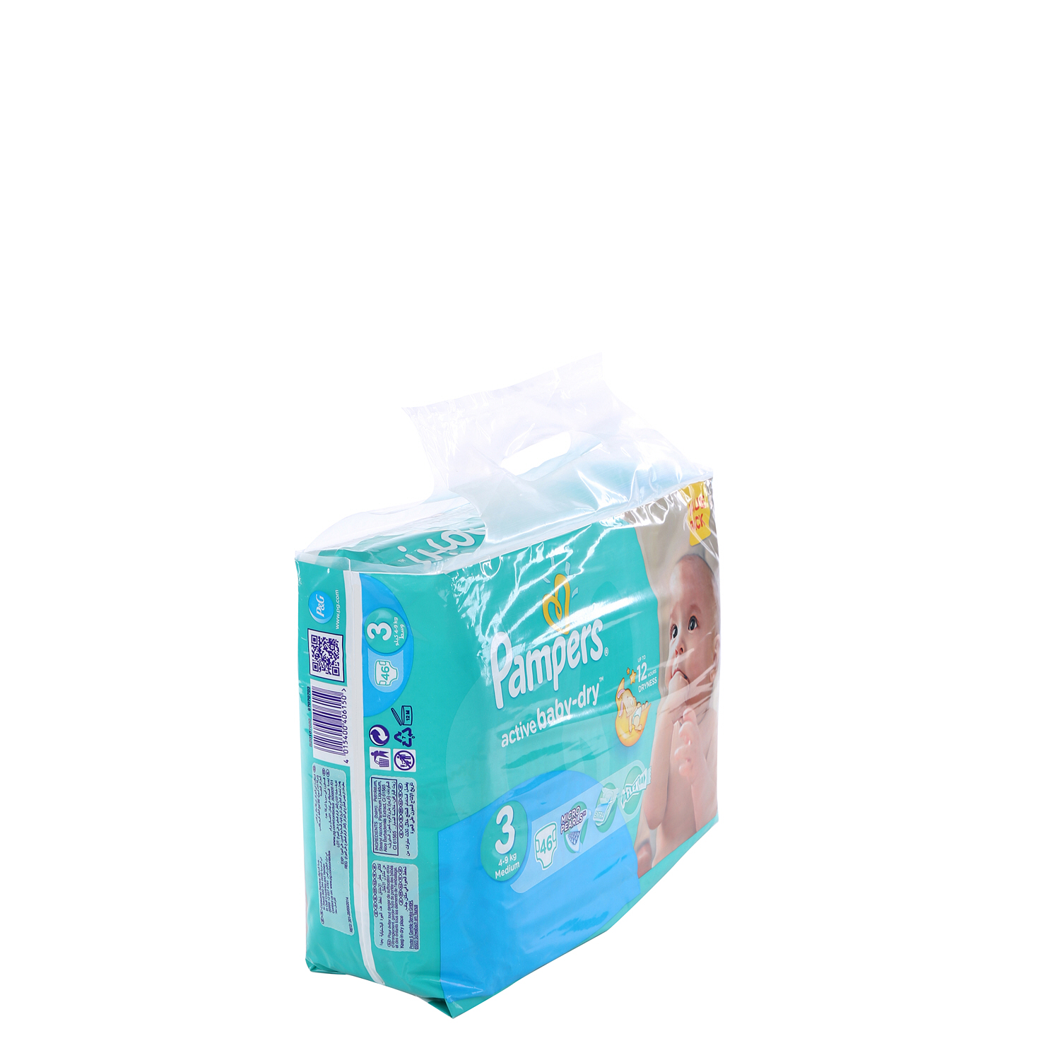 Pampers Active Baby Value Pack Midi 46 Pieces