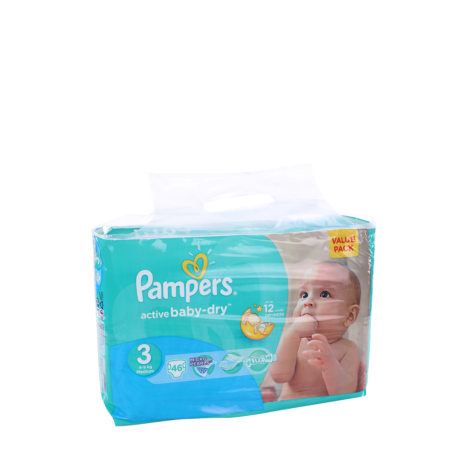 Pampers Active Baby Value Pack Midi 46 Pieces